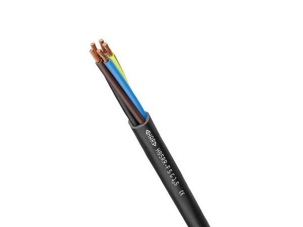LAPP 1600200-10 Liitäntäkaapeli H05RR-F 3 G 1,50 mm² Musta 10 m