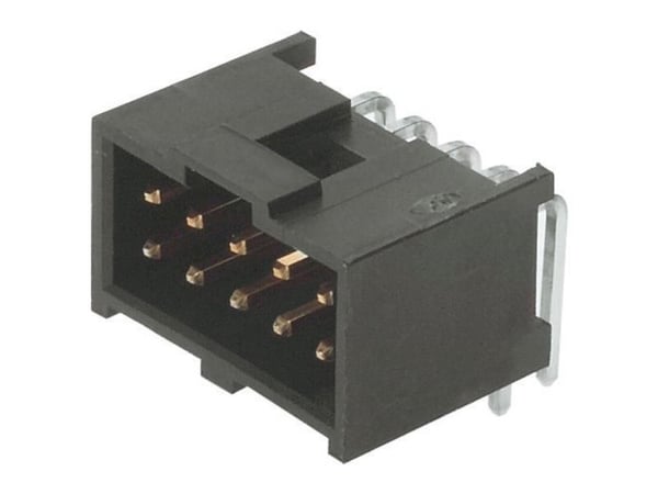 Molex 901301114 stiftlist med låsfunktion, raster 2,54 mm, totalt antal poler 14, 2 rader, 1 st tray