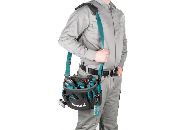 Makita E-15447 Forsterket 3-roms, universal, åpen veske for verktøy.