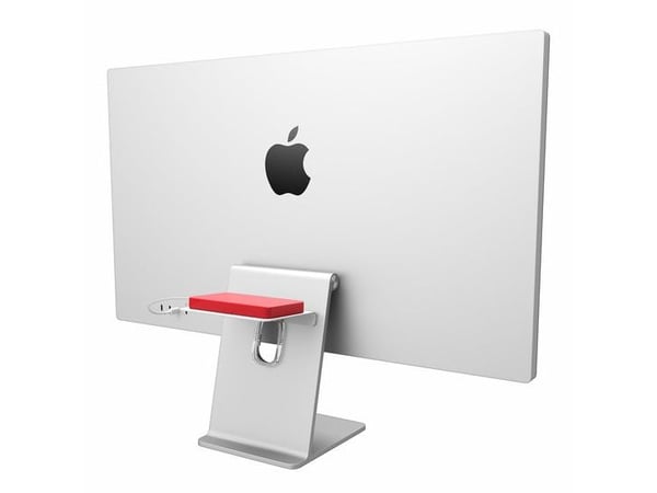 Twelve South BackPack 5 - alumiinihylly yhteensopiva 24" M1 iMacin ja Apple Studio Display -näytön kanssa (valkoinen)