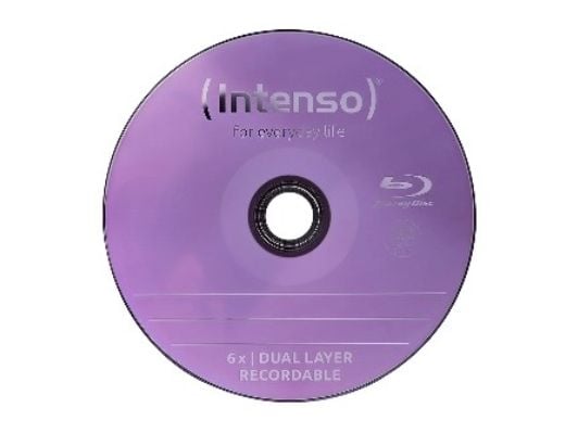 Intenso 5001115, 25 GB, BD-R, Kakeboks, 50 stykker