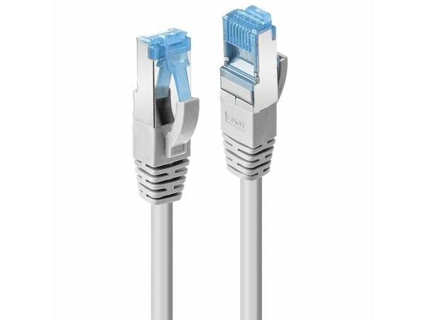 Lindy 47615, 3 m, Cat6a, S/FTP (S-STP), RJ-45, RJ-45, harmaa