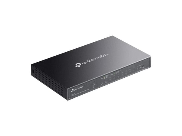 TP-Link Omada ES210GMP, Håndtert, Gigabit Ethernet (10/100/1000), Strøm over Ethernet (PoE), Kan monteres på vegg