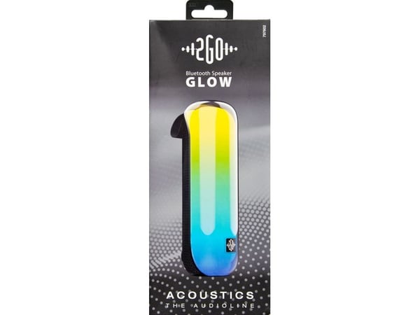2GO Glow, 5,2 cm, 14 W, 120 - 20000 Hz, 3%, 90 dB, Trådløs