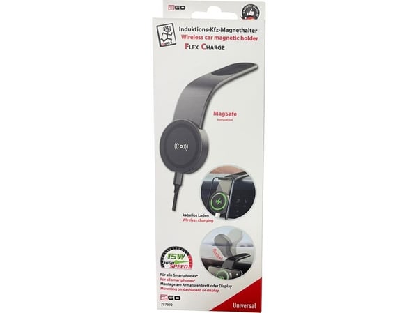 2GO KFZ Magnetisk holder FlexCharge Mobiltelefonholderring MagSafe