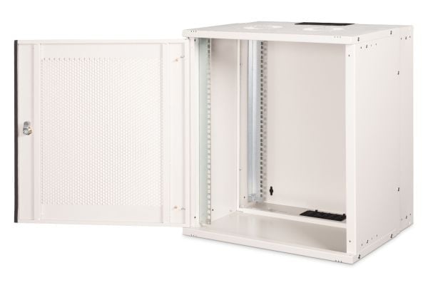 Digitus SOHO PRO Series - Skap - 540x400 mm (WxD) - veggmonterbar - RAL 7035, lysegrå - 12U - 19"