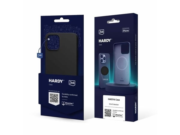 3MK Hardy, Etui, Apple, iPhone 16 Plus, 17 cm (6.7"), Grafitt