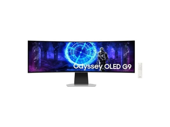 Samsung Odyssey OLED G9 S49DG950SU - G95SD Series - OLED-skjerm - Smart - gaming - kurvet - 49" - 5120 x 1440 Dual Quad HD @ 240 Hz - 250 cd/m² - 1...