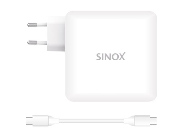 Sinox - Replacement - strømadapter - AC 100-240 V - 87 watt - for Apple MacBook Pro 15.4" (Late 2016, Mid 2017, Mid 2018, Mid 2019); MacBook Pro 16...