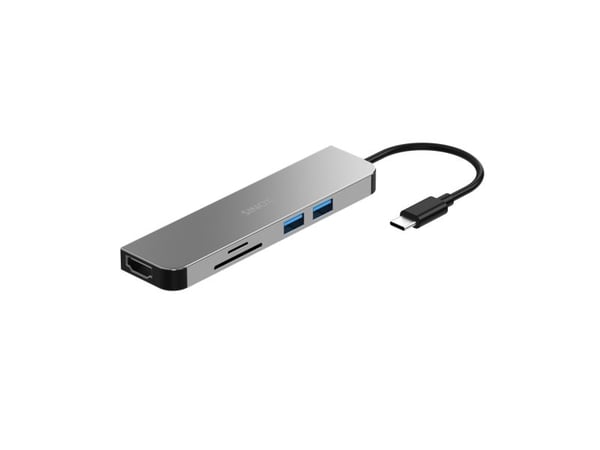 Sinox PRO USB C-hubb i aluminium