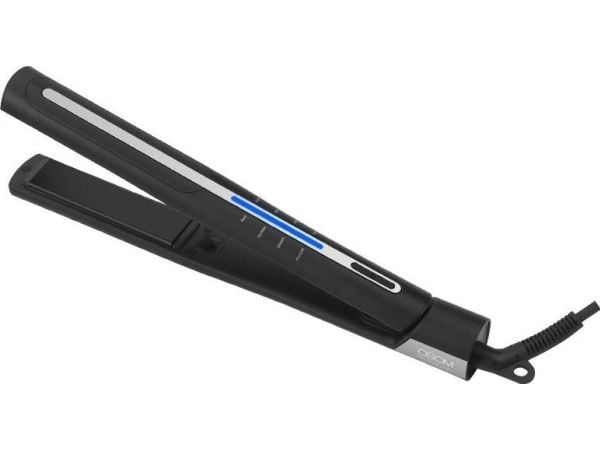 Prostownica Osom Professional Hair rettetang IONIQ OSOMP169ST, med negativ ion-funksjon, svart farge