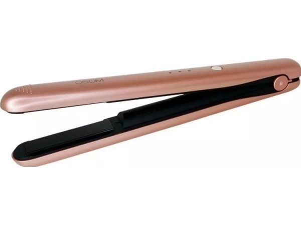 Osom Professional Oppladbar hårrettetang Osom Cordless hårrettetang Champagne Gold, gullfarge, trådløs