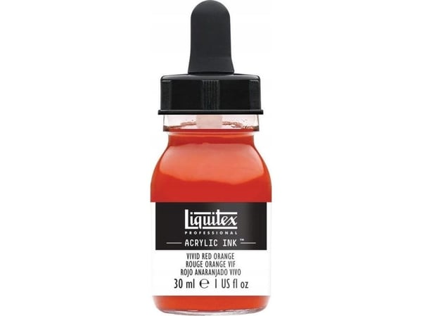 Prof Acrylic Ink 30 ml Vivid Red Orange 620