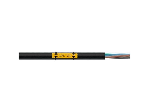 LAPP 83254760 LFL1H YE/WH Kaapelitarra Fleximark 26 x 9 mm Värimerkintäkenttä: keltainen Tarrojen määrä: 40 kpl
