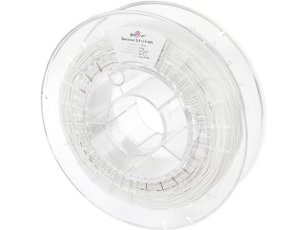 Spectrum Filaments 80254 S-Flex 90A TPU-filament 1,75 mm 500 g Polar White (1 stk)