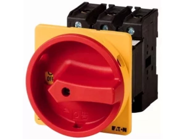 Eaton P3-100/V/SVB, Kiertokytkin, 3P, Punainen, Keltainen, 100 A