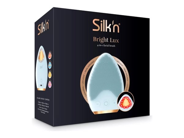 Silk'n Bright Lux - Ansiktsrensebørste/massør - trådløs - lys blå