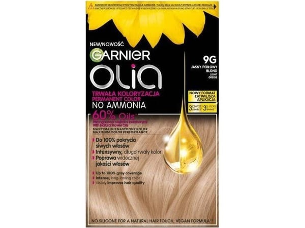 Garnier Olia hårfarge 9G Lys perleblond