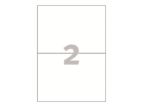 Avery - Hvit - 210 x 148 mm 200 etikett(er) (100 ark x 2) flerbruks merkelapper