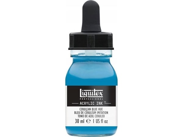 Prof Acrylic Ink 30 ml Cerulean Blue Hue 470