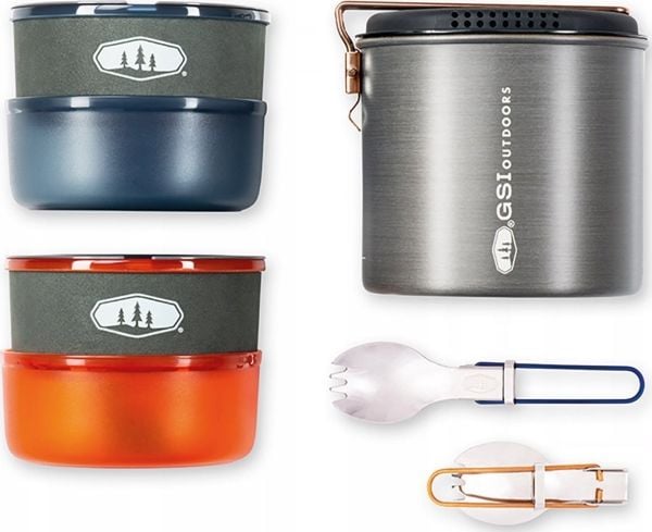 GSI Outdoors ESCAPE-sett med stekepanne