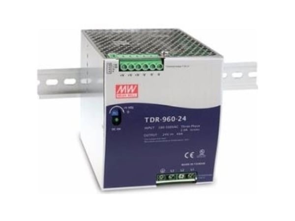 Mean Well TDR-960-48 Virtalähde DIN-kiskoon 48 V/DC 20 A 960 W Lähtöjen määrä: 1 x Sisältö 1 kpl