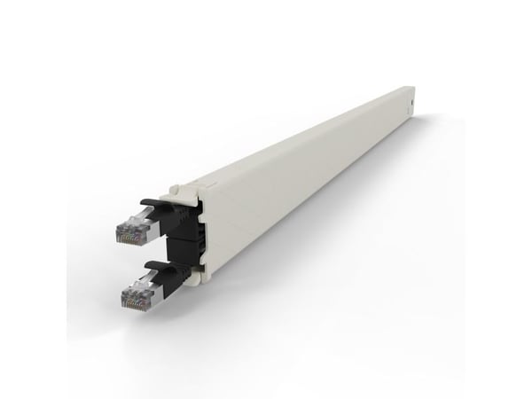 PATCHBOX CONE30STPBK, Bakke til kabelstyring, Sort, Cremefarvet, Akrylnitrilbutadienstyren, Polyoksymetylen (POM), 30U, 1,8 m, -20 - 60 °C