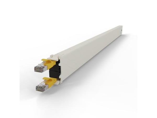 PATCHBOX .one / Cassette / 30RU / STP / Yellow, 1,8 m, Cat6a, U/FTP (STP), RJ-45, RJ-45, Gult
