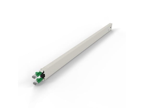 PATCHBOX CONE30STPGR, brett for kabelhåndtering, krem, grønn, akrylonitrilbutadienstyren, polyoksymetylen (POM), 30U, 1,8 m, -20 - 60 °C