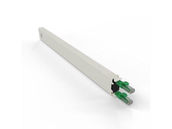 PATCHBOX .one / Cassette / 8RU / UTP / Green, 0,8 m, Cat6a, U/UTP (UTP), RJ-45, RJ-45, Grønn
