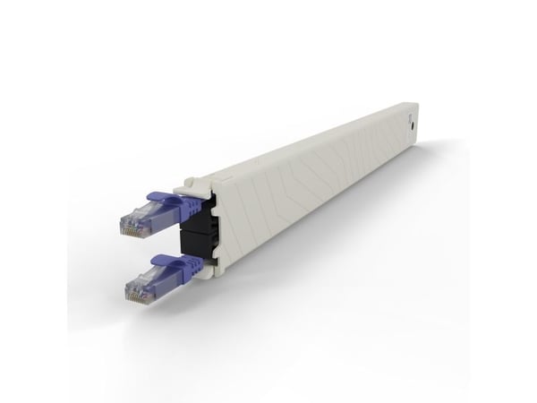 PATCHBOX CONEX8UTPVI, 0,8 m, Cat6a, U/UTP (UTP), RJ-45, RJ-45, Fiolett