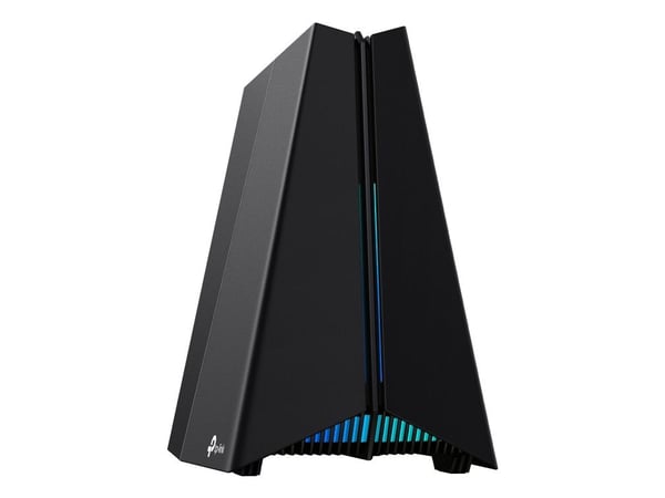 TP-Link Archer GXE75, Wi-Fi 6E (802.11ax), Tre-båndsfrekvens (2,4 GHz / 5 GHz / 6 GHz), Ethernet/bredbåndsforbindelse, Skrivebord/stolperuter