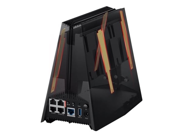 TP-Link Archer GXE75, Wi-Fi 6E (802.11ax), Tre-båndsfrekvens (2,4 GHz / 5 GHz / 6 GHz), Ethernet/bredbåndsforbindelse, Skrivebord/stolperuter