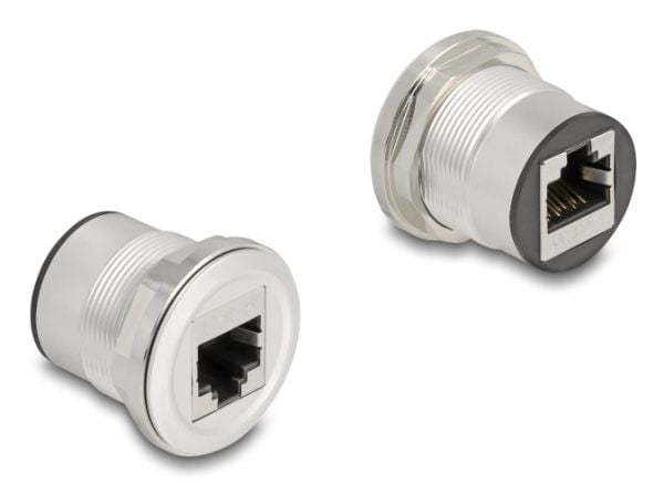 Delock RJ45-paneeliliitäntäkytkentä Cat.6 STP alumiini Delock RJ45-paneeliliitäntäkytkentä Cat.6 STP alumiini