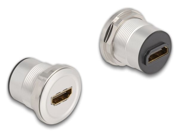Delock HDMI-paneelin liitin 8K 60 Hz alumiini
