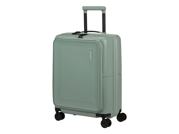 American Tourister DashPop, Tralle, Hard overflate, Grønn, Iceberg Green, Kabin, 4 hjul