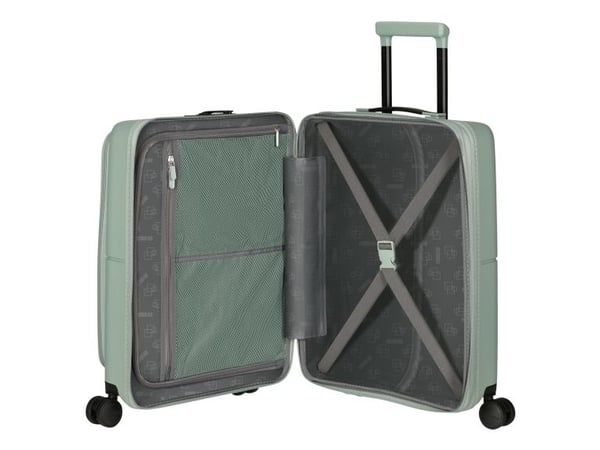 American Tourister DashPop, Tralle, Hard overflate, Grønn, Iceberg Green, Kabin, 4 hjul