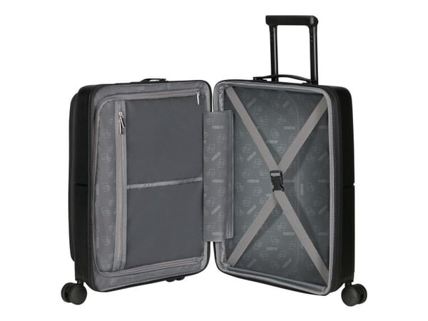 American Tourister DashPop, Tralle, Hard overflate, Sort, True Black, Kabin, 4 hjul