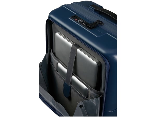 American Tourister DashPop, Tralle, Hard overflate, Blå, Midnight Blue, Kabin, 4 hjul