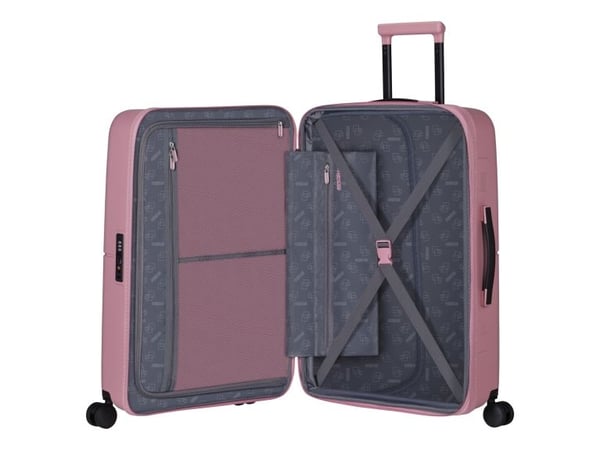 American Tourister DashPop, Tralle, Hard overflate, Rosa, Lilas Pink, Medium, 4 hjul