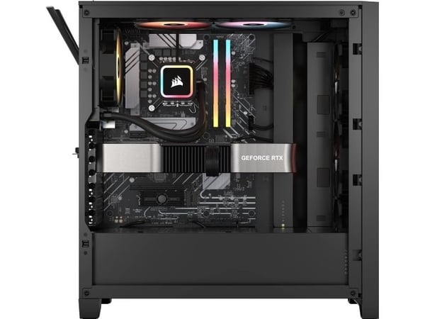 CORSAIR Vengeance RGB - DDR5 - sett - 48 GB: 2 x 24 GB - DIMM 288-pin - 4200 MHz / PC5-67200 - CL40 - klokkete ubufferte - sølv