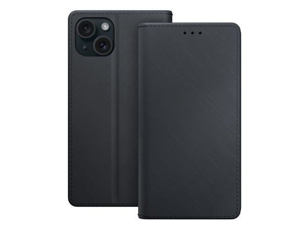 3mk Wallet Apple iPhone 15 - svart telefondeksel
