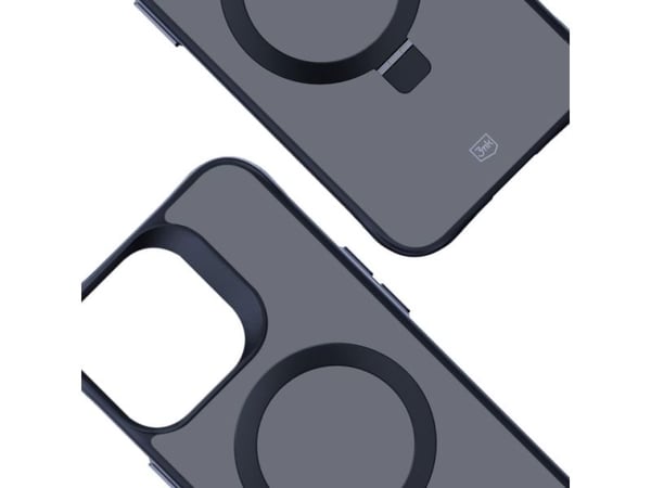 3MK Smoke Case Mag&Stand, Etui, Apple, iPhone 16 Pro Max, 17,5 cm (6.9"), Sort