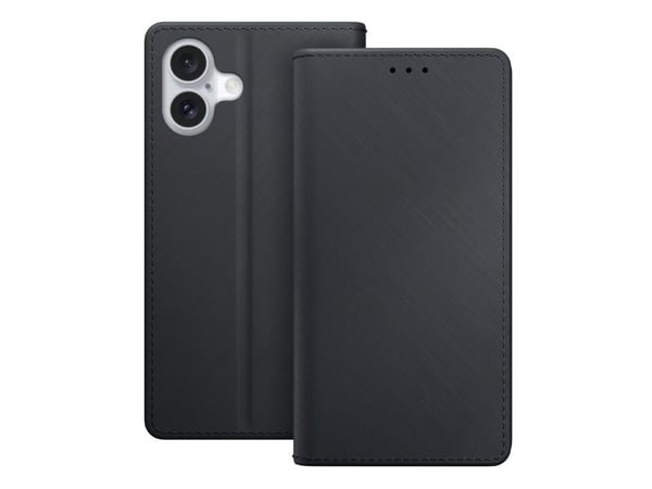 3mk Wallet Apple iPhone 16 - svart telefondeksel