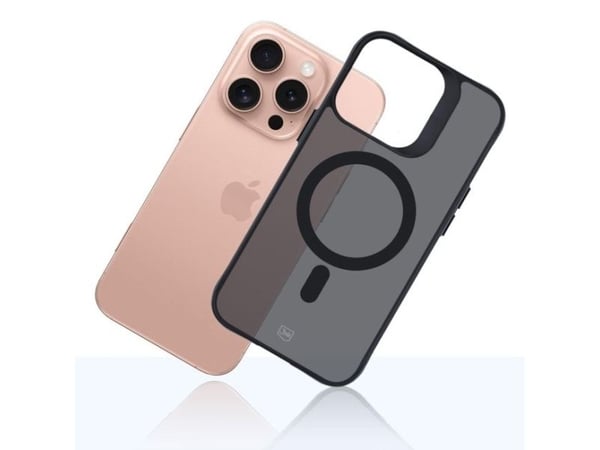 3MK Smoke MagCase, Cover, Apple, 16 cm (6.3"), Black