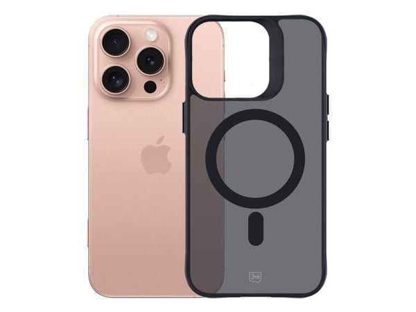 3MK Smoke MagCase, Cover, Apple, 16 cm (6.3"), Black