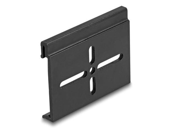Delockin alumiininen kiinnitysklipsi 60,0 x 47,8 mm:n yläkiskoon musta