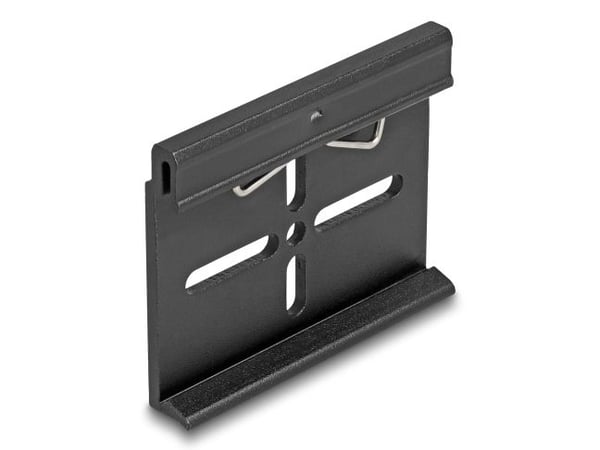 Delockin alumiininen kiinnitysklipsi 60,0 x 47,8 mm:n yläkiskoon musta