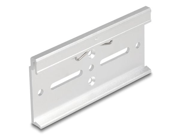 Delockin alumiininen kiinnitysklipsi 100,0 x 47,8 mm:n kattokiskoon hopea
