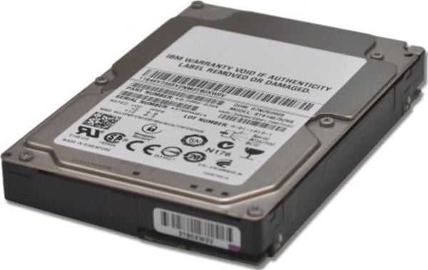 IBM - Harddisk - 600 GB - hot-swap - 2.5" - SAS 6Gb/s - 10000 rpm - for System Storage DS3512, DS3524, DS3950